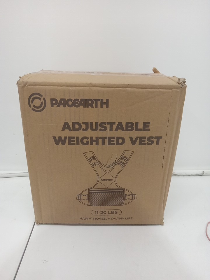 Pacearth Adjustable Weighted Vest with Big Zipper Pouch - 11-20 LBS - Black (Model: PEWV02-020LBS01B / X004RSUM4V) image 2