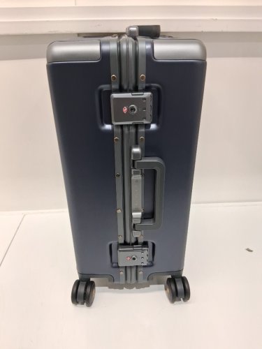 LEVEL8 Lightweight Hard Shell Suitcase with Spinner Wheels and  Double TSA Locks - 20" - blue image 6