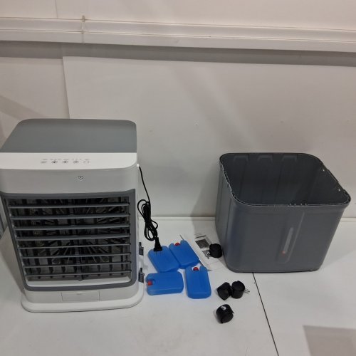 PORTABLE AIR COOLER WITH WATER TANK EVAPORATIVE COOLING - 8L - WHITE/GREY (MODEL: ZWN-112) image 6