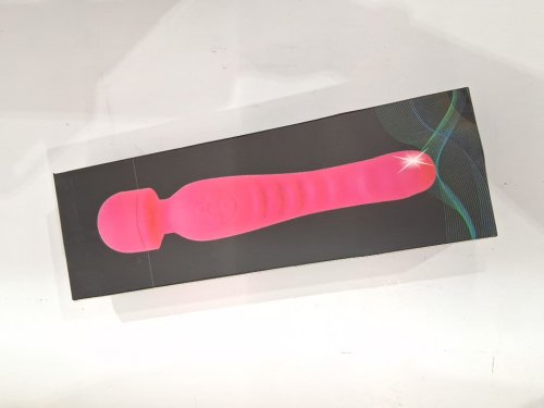 2-IN-1 Double Ended Wand Vibrator with Heating Function - PURPLE image 2