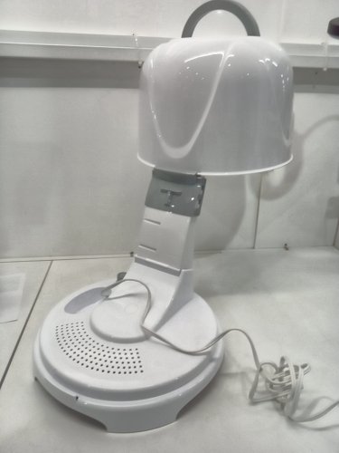 RED BY KISS CERAMIC TOURMALINE PROFESSIONAL HOOD DRYER - 4 HEAT SETTINGS - 1875W - WHITE (MODEL: B0D04Y9) image 4