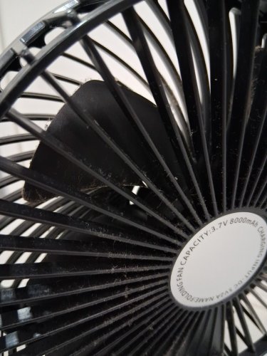 BLOWA Foldable Portable Standing Fan - 38" - black (model:BF01BLA) image 4