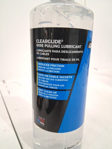 IDEAL electrical CLEARGLIDE Wire Pulling Lubricant - 1 Quart / 0.95 Litres (Model: 25A856) image 2
