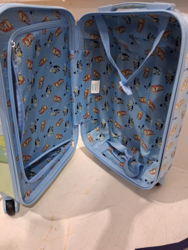 2pc Kids bluey Carry-On and Backpack Luggage/suitcase Set - 20" - blue image 4