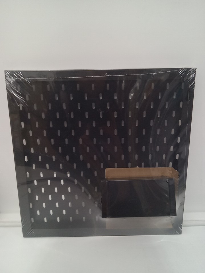 4 SMALL WALL-MOUNT PEGBOARD ORGANIZER WITH ACCESSORIES - 11.75" - BLACK image 4