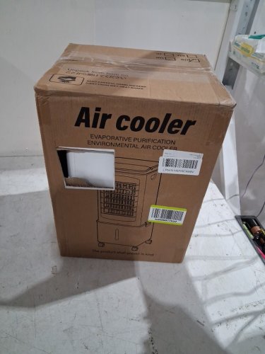 3-IN-1 PORTABLE 60° OSCILLATING AIR CONDITIONER/COOLER WITH REMOTE - 3 SPEEDS - 5.5L - WHITE(MODEL: BW-102YF) image 2