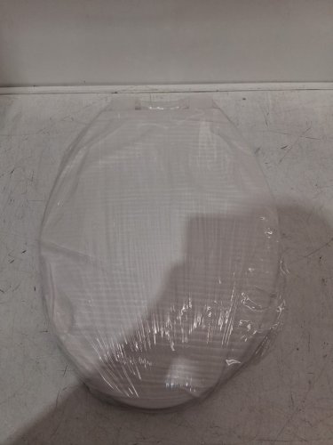 Garvee elongated soft close easy clean plastic toilet seat - 19" - white - (model: pho_11gxk800) image 3