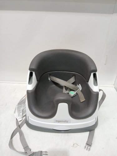 INGENUITY BABY BASE 2-IN-1 BOOSTER SEAT- 50LBS CAPACITY - WHITE/SLATE GREY (MODEL: 11576) image 3