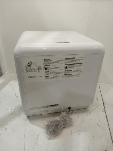 COMFEE SMALL PORTABLE COUNTERTOP DISHWASHER 6 Programs, 360° Dual Spray, 192℉ Steam & Air-Dry Function - 5L WATER TANK - WHITE (MODEL: CDC17P0AWW) image 7