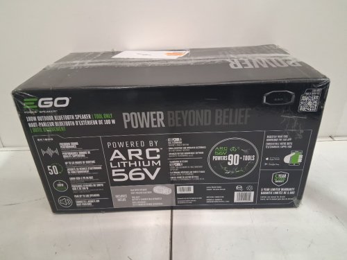 EGO Power+ Bluetooth Speaker Compatible with All EGO 56V Batteries *tOOL ONLY* - 180w - BLACK (mODEL: SK1800) image 2
