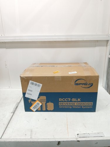 ISPRING 5-STAGE UNDER SINK REVERSE OSMOSIS DRINKING WATER FILTER SYSTEM - black (MODEL:  RCC7-blk) image 2