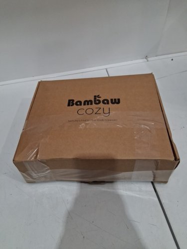 4PC bambaw cozy Bamboo Fitted Sheet set - king - sand/beige image 2