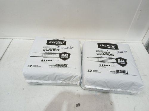 104PK MENS DEPENDS GUARDS MAXIMUM PROTECTION (MODEL: 58415) image 3