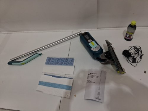 SHARK VACMOP REVEAL CORDLESS HARD FLOOR CLEANER, VACUUM AND SPRAY MOP - GREEN/BLUE (MODEL: VM401C) image 3