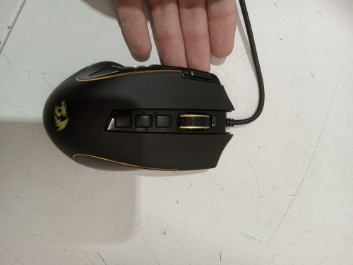 Redragon Wired RGB Optical Gaming Mouse with key binding macros - black (model: MD612-RGB) image 4