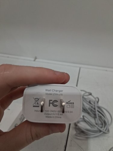 2pk Feel2Nice Usb-C to Lightning cable charger - 6ft & 10ft - 100-240V - WHITE (Model: ZYH-J15) image 4