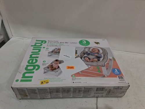 INGENUITY 3-IN-1 GROW WITH ME BOUNCER & ROCKER - 6-40 LBS - NEUTRAL (MODEL: 17499) image 2