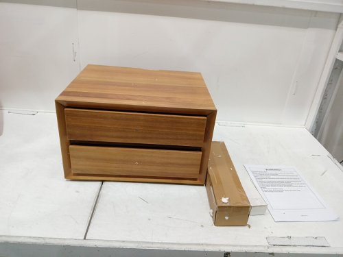 END TABLE nightstand - 20.5" x 17.75" x 14.5" -  natural wood (model: n856p406701a) image 3