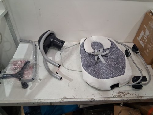 GRACO SIMPLE SWAY LX SWING MULTI-DIRECTIONAL SEAT - hutton/grey/white (MODEL: 2143050) image 3