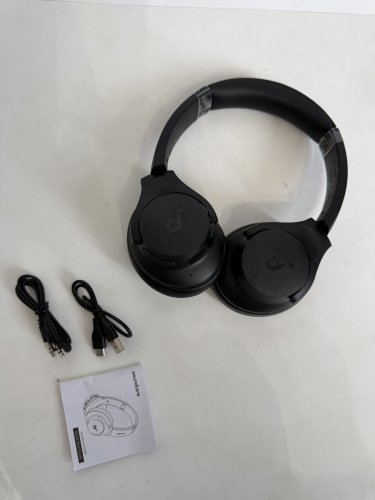 SOUNDCORE BY ANKER Q20I HYBRID ACTIVE NOISE CANCELLING WIRELESS OVER-EAR BLUETOOTH HI-RES BIG BASS HEADPHONES - BLACK - (MODEL: A3004) image 3