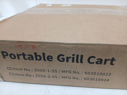 Stanbroil Portable Grill Cart for Weber Q Series Gas Grills - BLACK (MODEL:Z056-1-SS) image 7