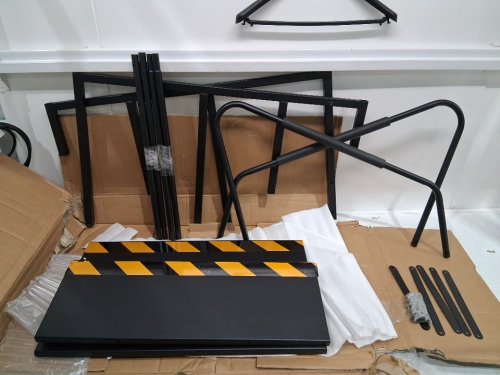 Garvee heavy-duty 3-step step ladder / staircase - for RV's - 400LBS MAX - black (model : B0GSQX6P75) image 3