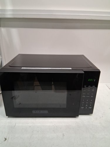 black+decker microwave oven - 1.1cu.ft - 900w - blacl (model: em9p04p11) image 3
