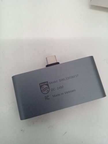 Philips USB-C Multiport Hub with 4K HDMI, and 2 USB-C Ports - Up to 100W Power Delivery and 5gbps Speeds - Grey (Model: SWL3303M/37) image 4