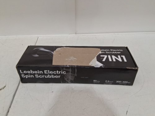 10pc Leebein Electric Spin Scrubber Cordless Cleaning Brush Bathroom Scrubber - black - (model:ymg-825) image 2