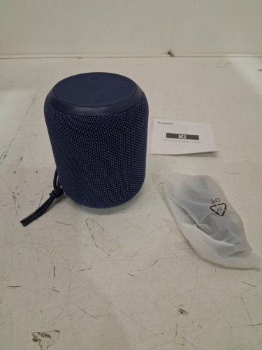 NOTABRICK BLUETOOTH SPEAKER WITH STEREO BASS - 15 HOUR LISTENING TIME - 15W 4.5" X 3.5" - BLUE (MODEL: KI) image 3