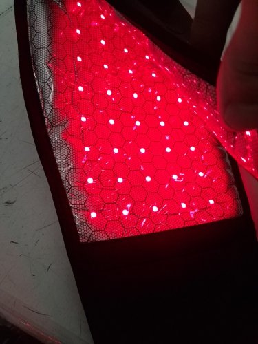 Red Light Therapy Belt Wrap Cordless 660nm & 850nm Infrared Light with heating pad and vibration pulse timer 46" - black (model: zld-119) image 5