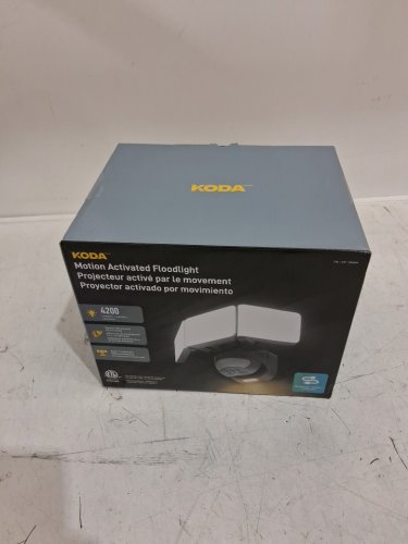 Koda LED motion activated security light with nightlight - 240° sensor - 70ft Range - 4200LM - WHITE (Model: 1806206) image 2