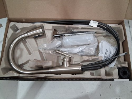 Delta Varos Single Handle Pull-Down Kitchen Faucet -  Stainless Steel (model:19792Z-SPSD-DST) image 3