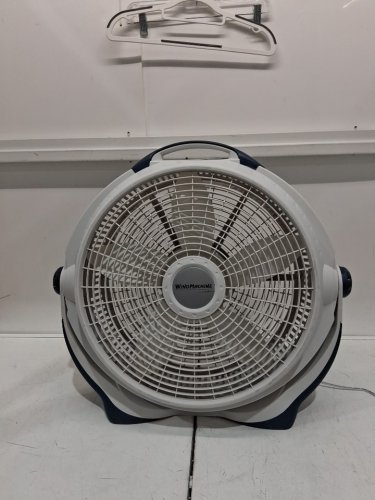 Lasko Wind Machine Air Circulator Floor Fan - 3 speeds - 20" directional air power - white/black - (Model:3300c) image 3
