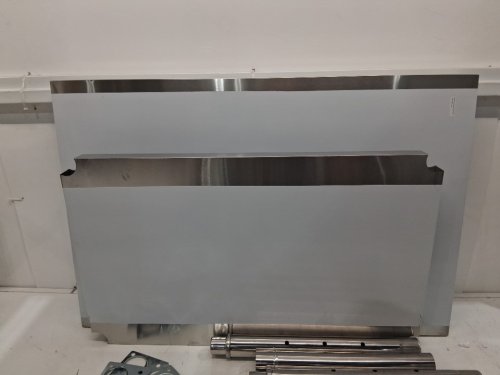 HEAVY DUTY METAL Prep Table with 3 Adjustable Height Levels - 24'' X 34"'' - stainless steel image 4