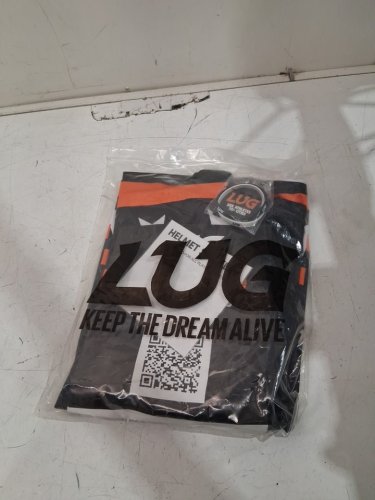 2pc LUG NHL Retro Style 90's all star jersey and Shin guard cover set - medium - Orange/black image 2