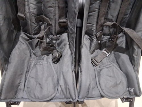 INGENUITY 3DLITE DOUBLE UMBRELLA STROLLER-EACH SEAT UP TO 50 POUNDS-BLACK-(MODEL:31923) image 4