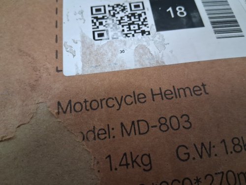 3PC ADULT MOTORCYCLE Helmet with Tinted and Clear Dual Visor - MEDIUM - BLACK (MODEL: MD-803) image 5