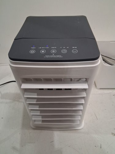 portable air conditioner cooler fan with exhaust hose - 9.5l - white (model: bw-102yf) image 4