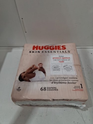 68PK HUGGIES DIAPERS SKIN ESSENTIALS - SIZE 1 - DISNEY image 2