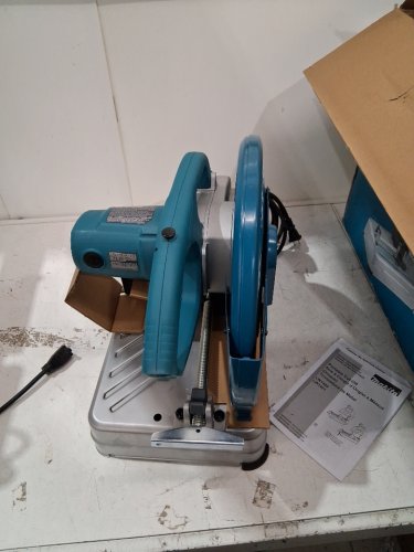 makita Tool-less Portable Cut-off Saw - 14" - blue (model:LW1400) image 7