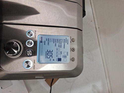 breville custom loaf digital bread maker - makes 2.5lbs loafs - brushed stainless steel (model: bbm800xl/a) image 6