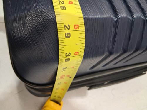 Coolife TSA Lock ABS Hardshell Luggage suitcase - 30" - navy blue image 7