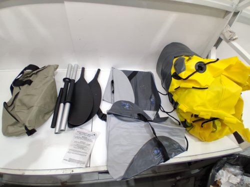 INTEX EXPLORER K2 2-PERSON INFLATABLE KAYAK SET WITH ALUMINUM OARS & PUMP - YELLOW (MODEL: 68307EP) image 4