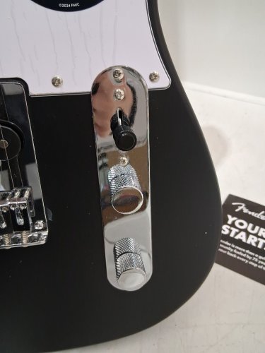 Fender Squier Debut Series Telecaster Electric Guitar - 15" - BLACK/WHITE (MODEL:0379670506) image 4