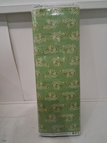 RILEY BLAKE DESIGNS PEACH COBBLER BY LILY ASHBURY 100% COTTON QUILT FABRIC - 44" X 10YRD - GREEN (MODEL: C17422) image 2