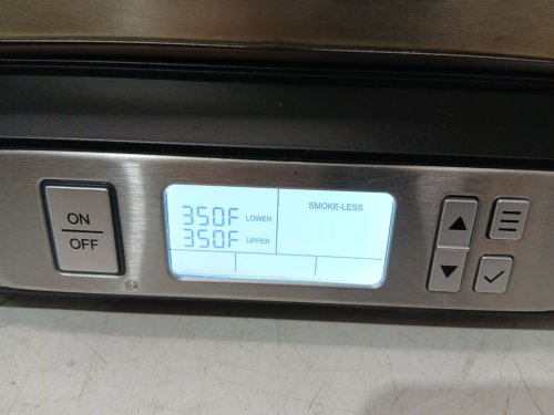 Cuisinart Contact Griddler LCD DISPLAY WITH SEAR FUNCTION & Smoke-Less Mode - 1500w - SILVER (MODEL: GR-6SC) image 5