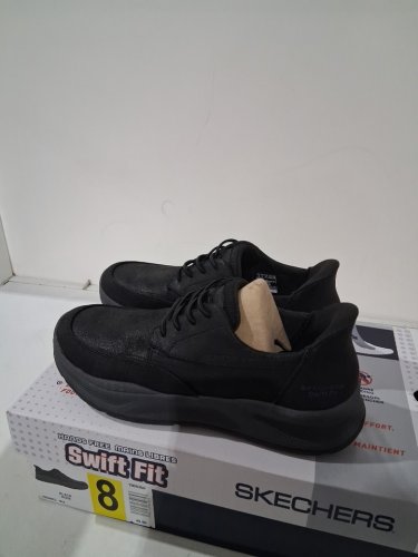 Men's Skechers Slip-ins Relaxed Fit Hasting - 8 - black (style: 1968308) image 2