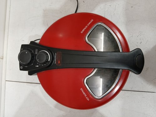 HAMILTON BEACH ROTATING PIZZA MAKER - 12" - RED (MODEL: 31700) image 3