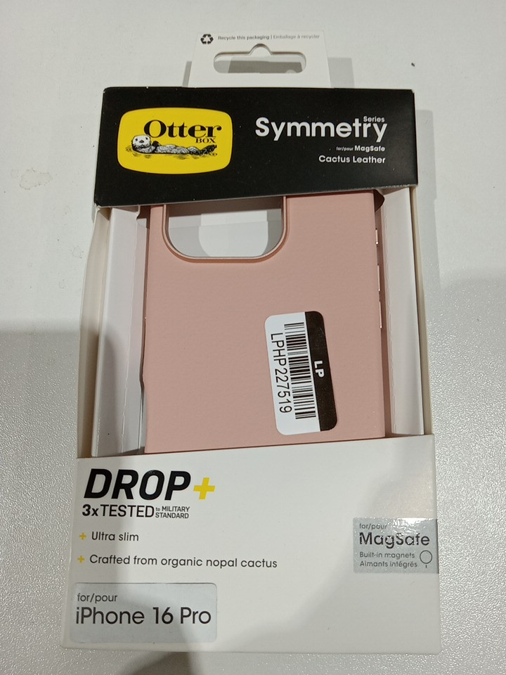 OtterBox Symmetry Series Cactus Leather iPhone 16 PRO FOR MagSafe - Ballet Blush Pink image 2